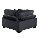  Manufacturer Color_Black -- Traverse 8555BK-2* Love Seat IMAGE 7
