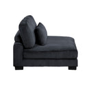  Manufacturer Color_Black -- Traverse 8555BK*2AC1CROT 4 pc Modular Sectional with Ottoman IMAGE 9