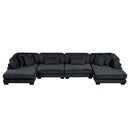  Homelegance Traverse 8555BK*2AC2VC 4 pc Modular Sectional with Reversible Chaise IMAGE 2
