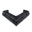  Manufacturer Color_Black -- Traverse 8555BK*2AC3CR 5 pc Modular Sectional IMAGE 3