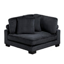  Manufacturer Color_Black -- Traverse 8555BK*2AC3CR 5 pc Modular Sectional IMAGE 4
