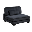  Manufacturer Color_Black -- Traverse 8555BK*2AC3CR 5 pc Modular Sectional IMAGE 8