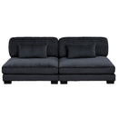  Manufacturer Color_Black -- Traverse 8555BK*2CR3ACVC 6 pc Modular Sectional with Reversible Chaise IMAGE 17