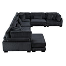  Manufacturer Color_Black -- Traverse 8555BK*2CR3ACVC 6 pc Modular Sectional with Reversible Chaise IMAGE 6