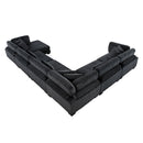  Manufacturer Color_Black -- Traverse 8555BK*2CR3ACVC 6 pc Modular Sectional with Reversible Chaise IMAGE 7