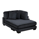  Manufacturer Color_Black -- Traverse 8555BK*2CR3ACVCOT 7 pc Modular Sectional with Reversible Chaise and Ottoman IMAGE 13