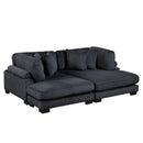  Homelegance Traverse 8555BK*2VC 2 pc Chaise Lounge IMAGE 1