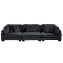  Manufacturer Color_Black -- Traverse 8555BK-3* Sofa IMAGE 1