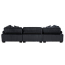  Manufacturer Color_Black -- Traverse 8555BK-3* Sofa IMAGE 3