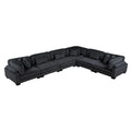  Manufacturer Color_Black -- Traverse 8555BK*3CR3AC 6 pc Modular Sectional IMAGE 1