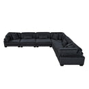  Manufacturer Color_Black -- Traverse 8555BK*3CR3AC 6 pc Modular Sectional IMAGE 3