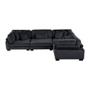  Homelegance Traverse 8555BK*3CRAC 4 pc Modular Sectional IMAGE 3