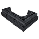 Homelegance Traverse 8555BK*3CRAC 4 pc Modular Sectional IMAGE 8