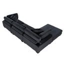  Manufacturer Color_Black -- Traverse 8555BK*4OT 4 pc Modular Sectional with Ottoman IMAGE 9