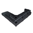  Manufacturer Color_Black -- Traverse 8555BK*5OT 5 pc Modular Sectional with Ottoman IMAGE 7