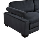  Manufacturer Color_Black -- Traverse 8555BK*5SC 5 pc Modular Sectional IMAGE 17