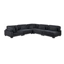  Manufacturer Color_Black -- Traverse 8555BK*5SC 5 pc Modular Sectional IMAGE 1