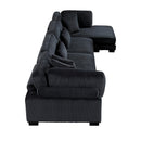  Homelegance Traverse 8555BK*CR2ACVC 4 pc Modular Sectional with Reversible Chaise IMAGE 5