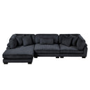  Homelegance Traverse 8555BK*CRACVC 3 pc Modular Sectional with Reversible Chaise IMAGE 4