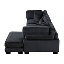  Homelegance Traverse 8555BK*CRACVC 3 pc Modular Sectional with Reversible Chaise IMAGE 6