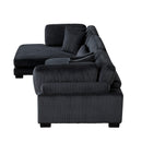  Homelegance Traverse 8555BK*CRACVC 3 pc Modular Sectional with Reversible Chaise IMAGE 8