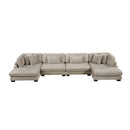  Homelegance Traverse 8555GB*2AC2VC 4 pc Modular Sectional with Reversible Chaise IMAGE 2