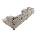  Homelegance Traverse 8555GB*2AC2VC 4 pc Modular Sectional with Reversible Chaise IMAGE 4