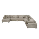  Manufacturer Color_Taupe -- Traverse 8555GB*2CR3ACVC 6 pc Modular Sectional with Reversible Chaise IMAGE 4