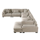  Manufacturer Color_Taupe -- Traverse 8555GB*2CR3ACVC 6 pc Modular Sectional with Reversible Chaise IMAGE 5