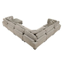  Manufacturer Color_Taupe -- Traverse 8555GB*2CR3ACVC 6 pc Modular Sectional with Reversible Chaise IMAGE 7
