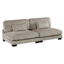  Manufacturer Color_Taupe -- Traverse 8555GB*2CR3ACVCOT 7 pc Modular Sectional with Reversible Chaise and Ottoman IMAGE 12