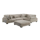  Homelegance Traverse 8555GB*3CRACOT 5 pc Modular Sectional with Ottoman IMAGE 1