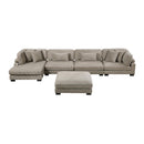  Homelegance Traverse 8555GB*CR2ACVCOT 5 pc Modular Sectional with Reversible Chaise and Ottoman IMAGE 2