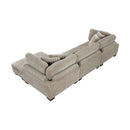  Homelegance Traverse 8555GB*CRACVC 3 pc Modular Sectional with Reversible Chaise IMAGE 9