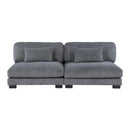  Homelegance Traverse 8555GY*2AC2VC 4 pc Modular Sectional with Reversible Chaise IMAGE 14