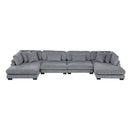  Homelegance Traverse 8555GY*2AC2VC 4 pc Modular Sectional with Reversible Chaise IMAGE 2