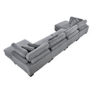 Homelegance Traverse 8555GY*2AC2VC 4 pc Modular Sectional with Reversible Chaise IMAGE 4