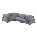 Homelegance Traverse 8555GY*3CRAC 4 pc Modular Sectional IMAGE 2