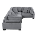  Homelegance Traverse 8555GY*3CRAC 4 pc Modular Sectional IMAGE 5