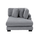  Homelegance Traverse 8555GY*CR2ACVCOT 5 pc Modular Sectional with Reversible Chaise and Ottoman IMAGE 16