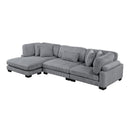  Homelegance Traverse 8555GY*CRACVC 3 pc Modular Sectional with Reversible Chaise IMAGE 2