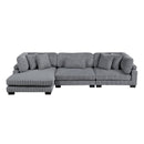  Homelegance Traverse 8555GY*CRACVC 3 pc Modular Sectional with Reversible Chaise IMAGE 4