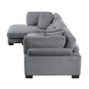  Homelegance Traverse 8555GY*CRACVC 3 pc Modular Sectional with Reversible Chaise IMAGE 8