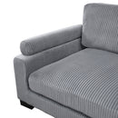  Homelegance Traverse 8555GY*CRACVCOT 4 pc Modular Sectional with Reversible Chaise and Ottoman IMAGE 20