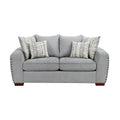  Manufacturer Color_Grey -- Silverthorne 8579GY-2 Love Seat IMAGE 1