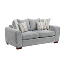  Manufacturer Color_Grey -- Silverthorne 8579GY-2 Love Seat IMAGE 2