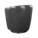  Manufacturer Color_Smoky grey -- Homelegance Tanner Swivel Leather Chair IMAGE 4