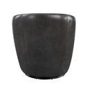  Manufacturer Color_Smoky grey -- Homelegance Tanner Swivel Leather Chair IMAGE 5