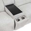  Homelegance McPherson 9455CLD-2CNPWH* Power Double Reclining Love Seat with Center Console and Power Headrests, Charging Ports IMAGE 19