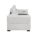  Homelegance McPherson 9455CLD-2CNPWH* Power Double Reclining Love Seat with Center Console and Power Headrests, Charging Ports IMAGE 3